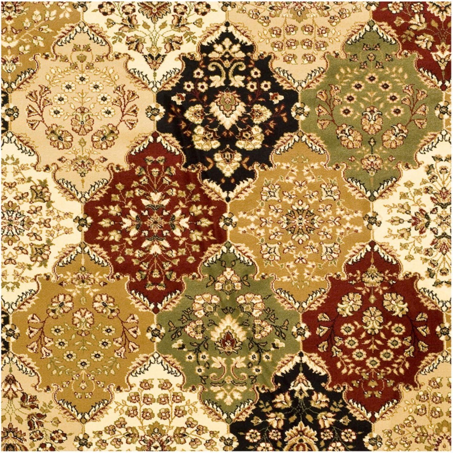 SAFAVIEH Lyndhurst Oliva Traditional Bordered Area Rug, Multi/Ivory, 4' x 6'