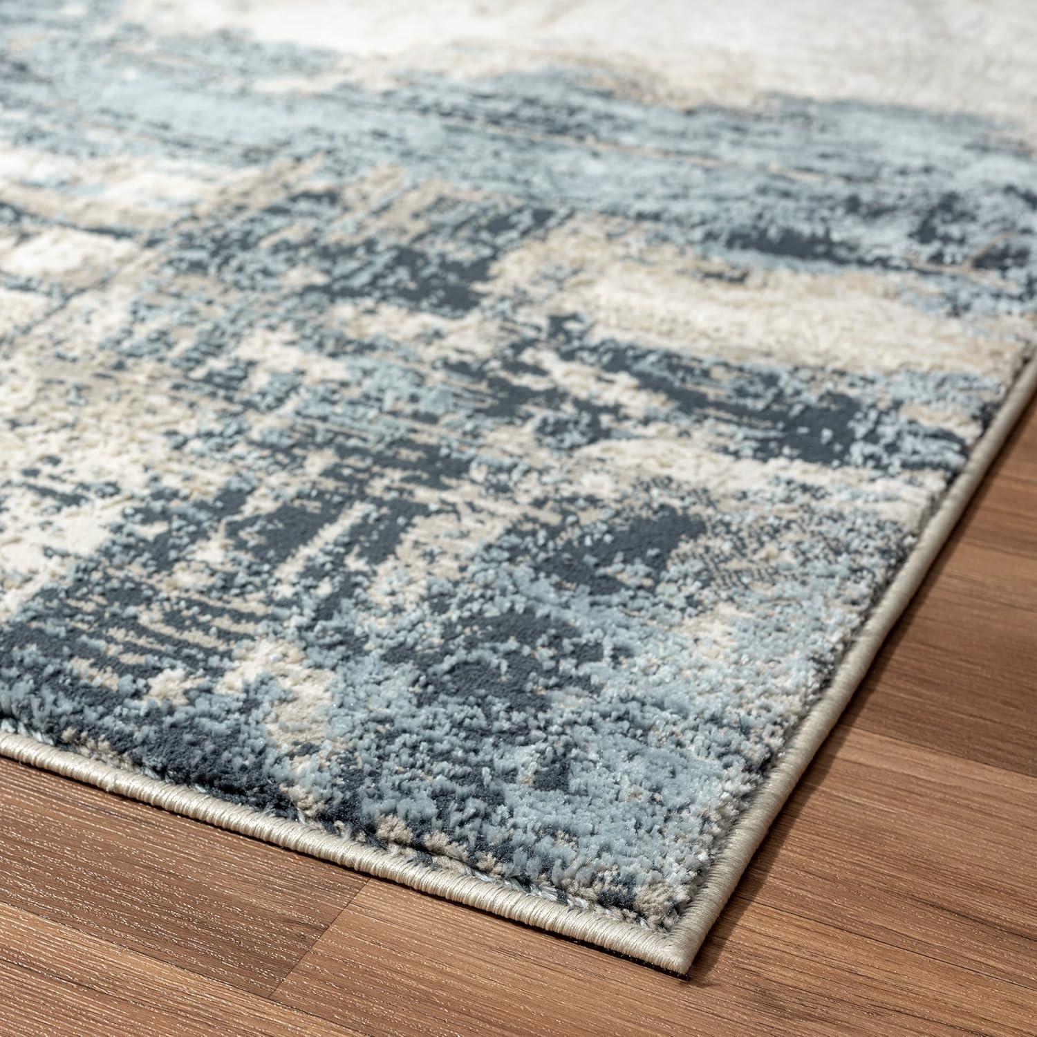 Luxe Weavers Distressed Abstract Area Rug