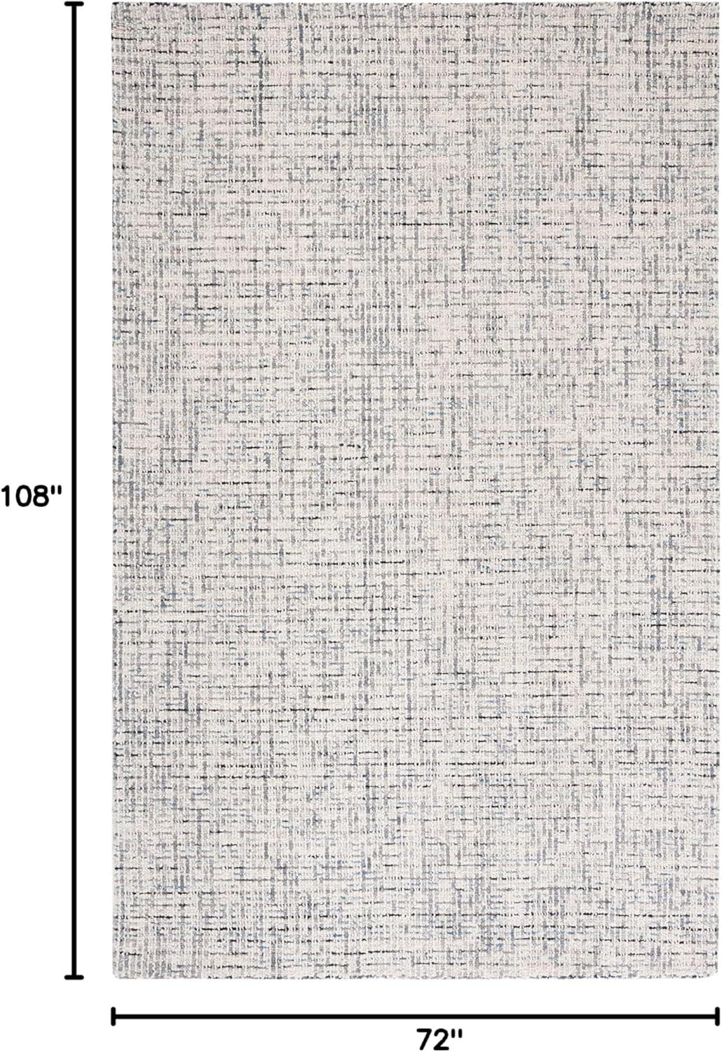Abstract ABT468 Handmade Indoor Area Rug - Gray/Ivory - 6'x9' - Safavieh