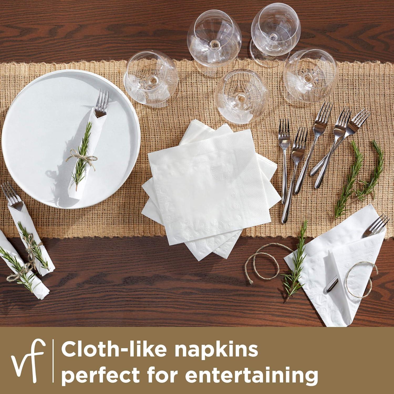 Vanity Fair Entertain 3-Ply Napkins - 40ct