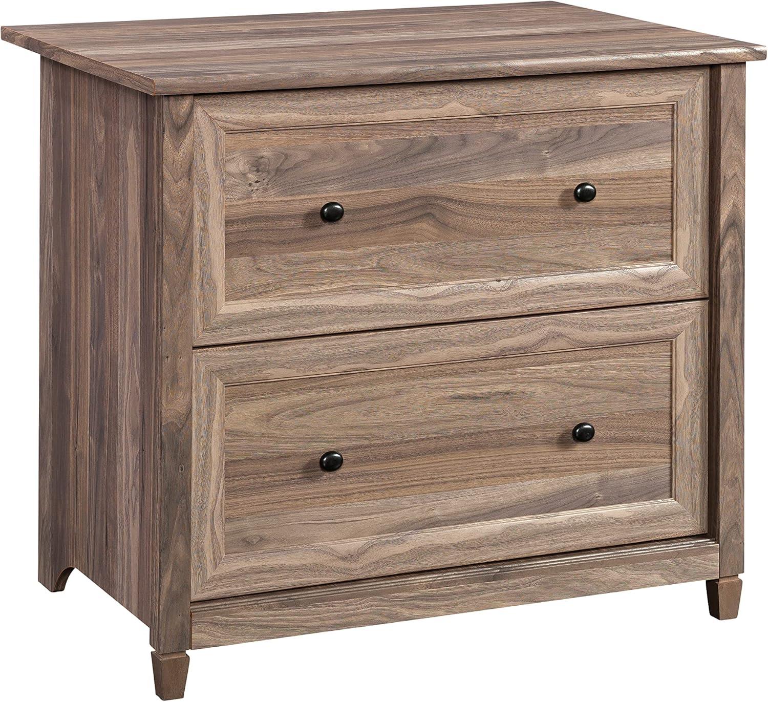 Edge Water Lateral File Washed Walnut - Sauder: 2-Drawer, Modern Design, Metal Hardware, CARB Certified