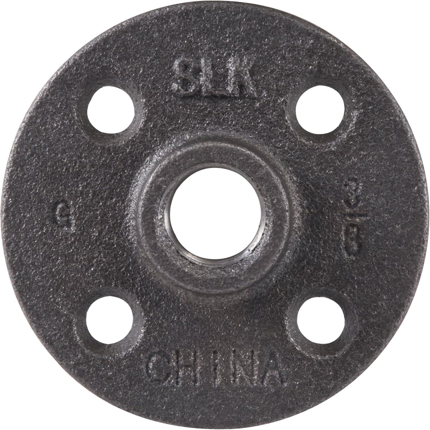 STZ Industries 3/8 in. FIP each Black Malleable Iron 2.75 in. L Floor Flange