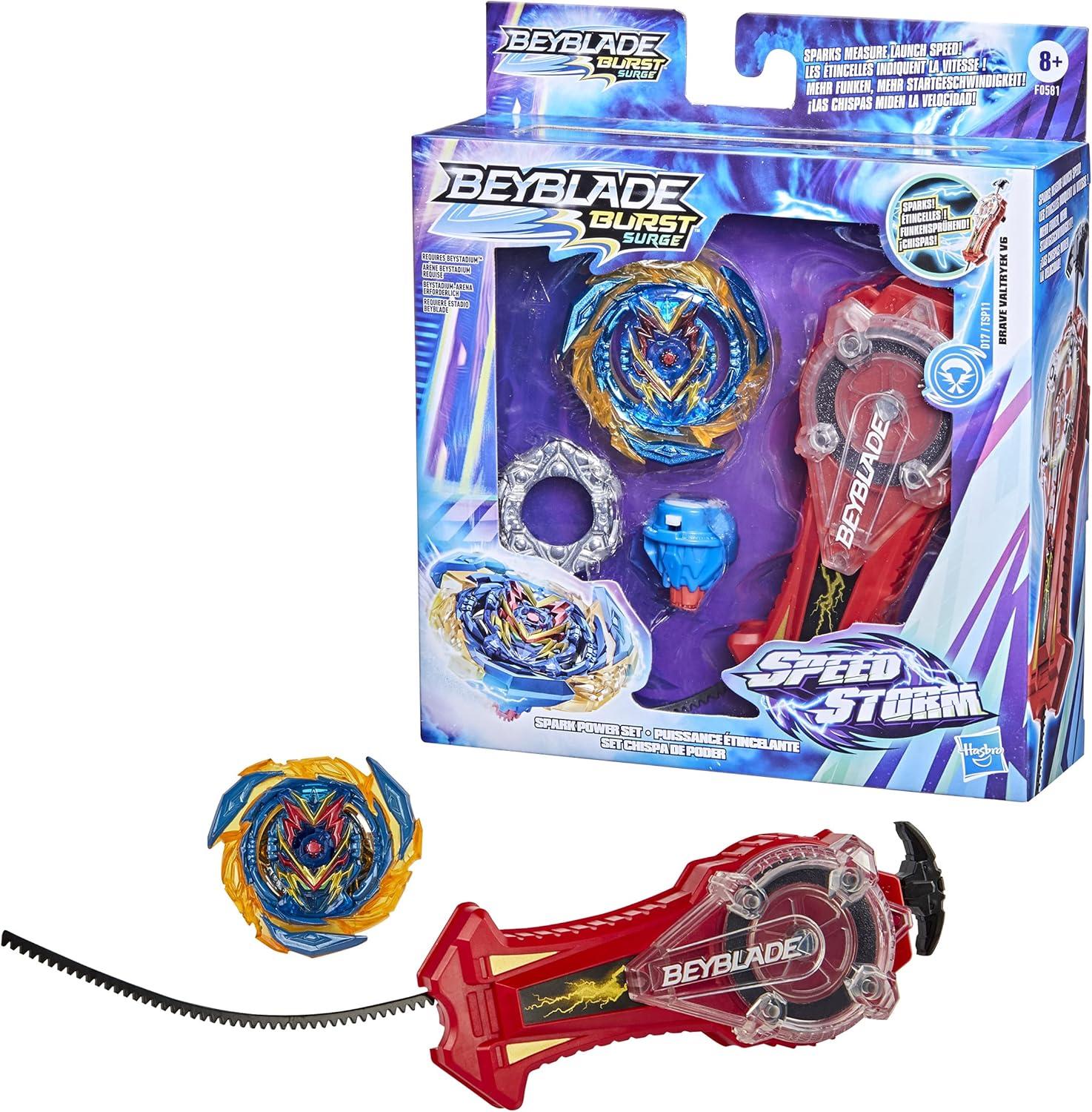 Beyblade Burst Surge Speedstorm Spark Power Set -- Battle Game Set with Sparking Launcher and Battling Top Toy