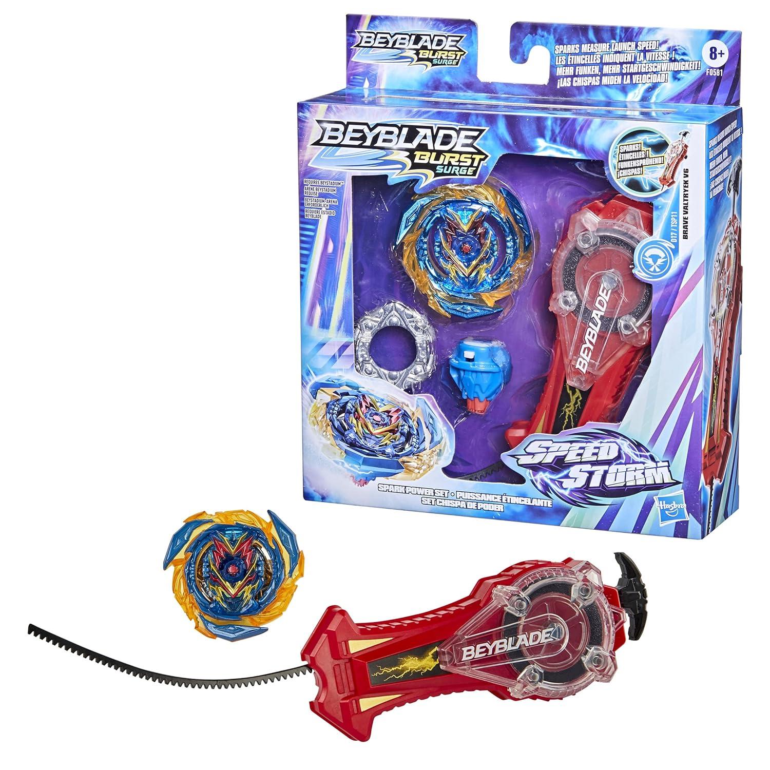 Beyblade Burst Surge Speedstorm Spark Power Set -- Battle Game Set with Sparking Launcher and Battling Top Toy