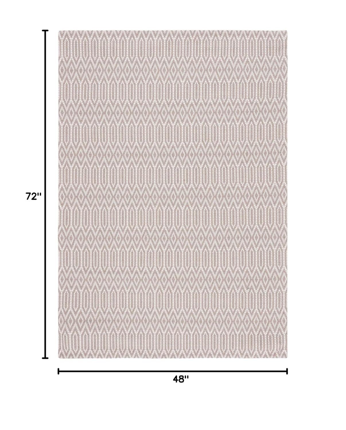Martha Stewart Rugs Martha Stewart 405 100% Cotton Geometric Rug