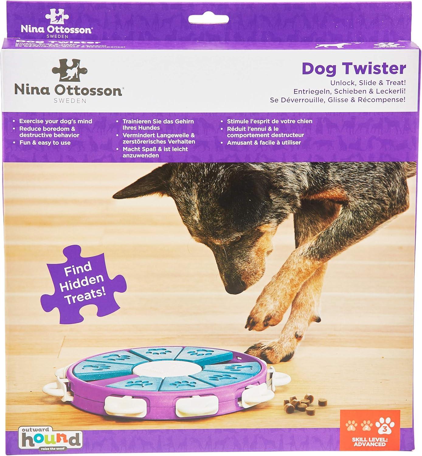 Outward Hound Nina Ottosson Twister Interactive Brain & Exercise Dog Toys