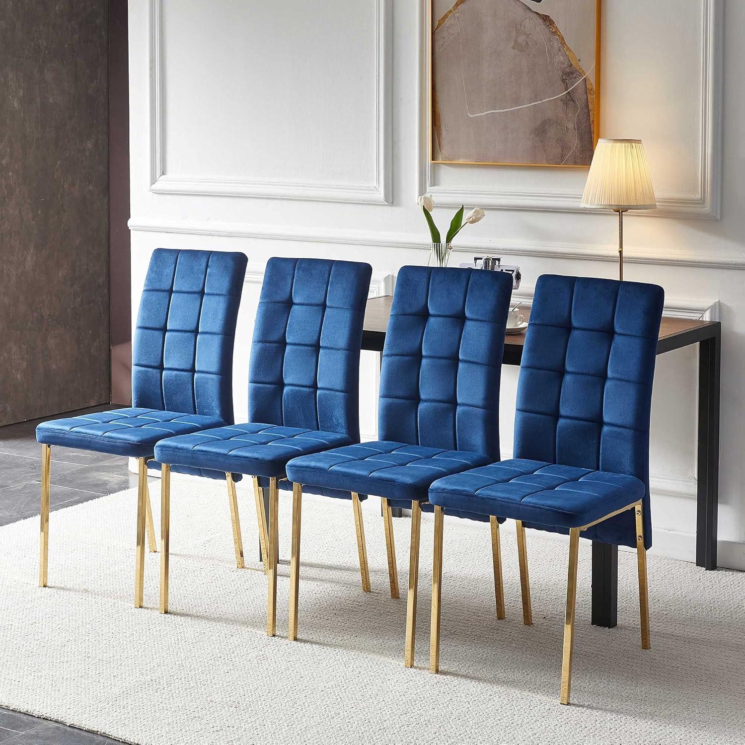 Brooklyn Velvet High Back Side Chair