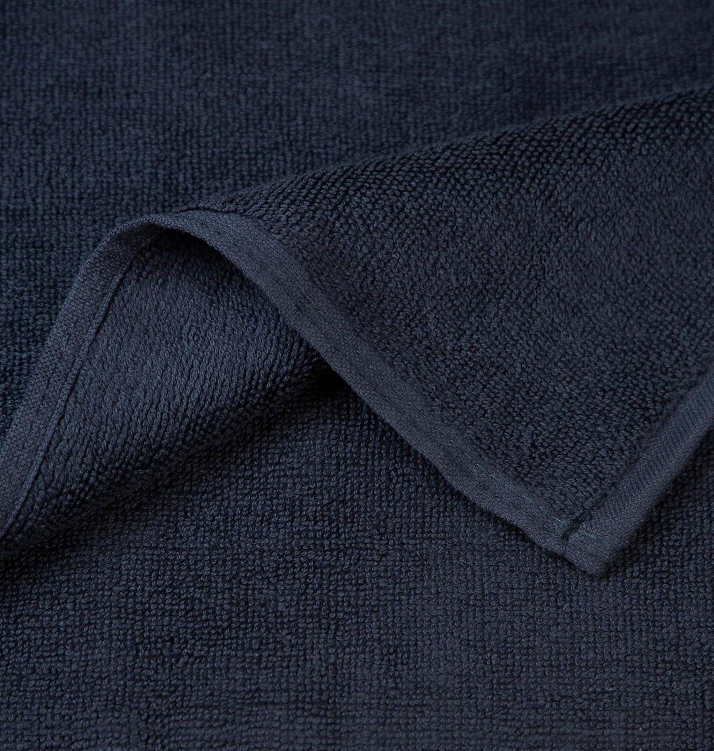 Hand Towels - 6-Pack, Softest 100% Cotton by California Design Den - Navy Blue, Six-Pcs Hand Towels