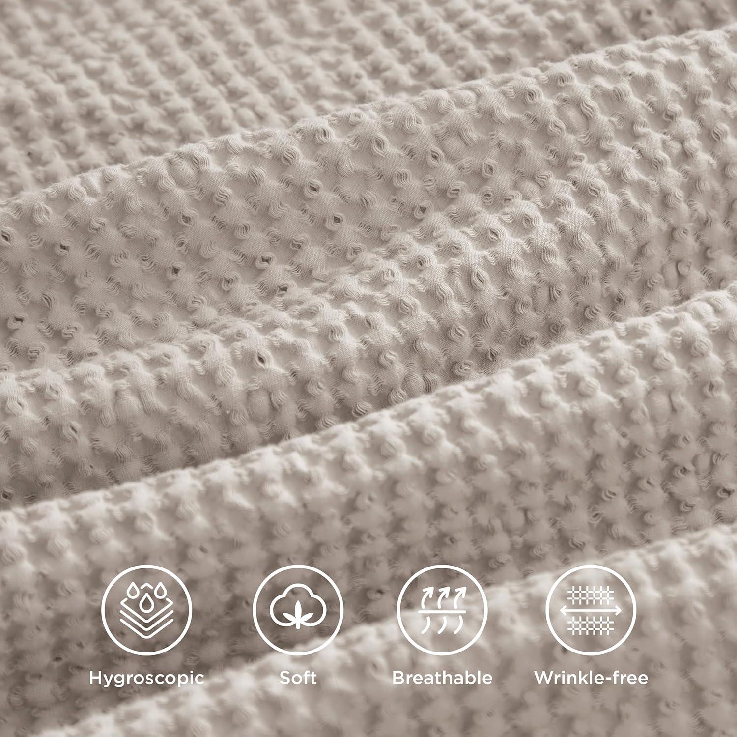 Bedsure Bedsure 100% Cotton Waffle Weave Duvet Cover