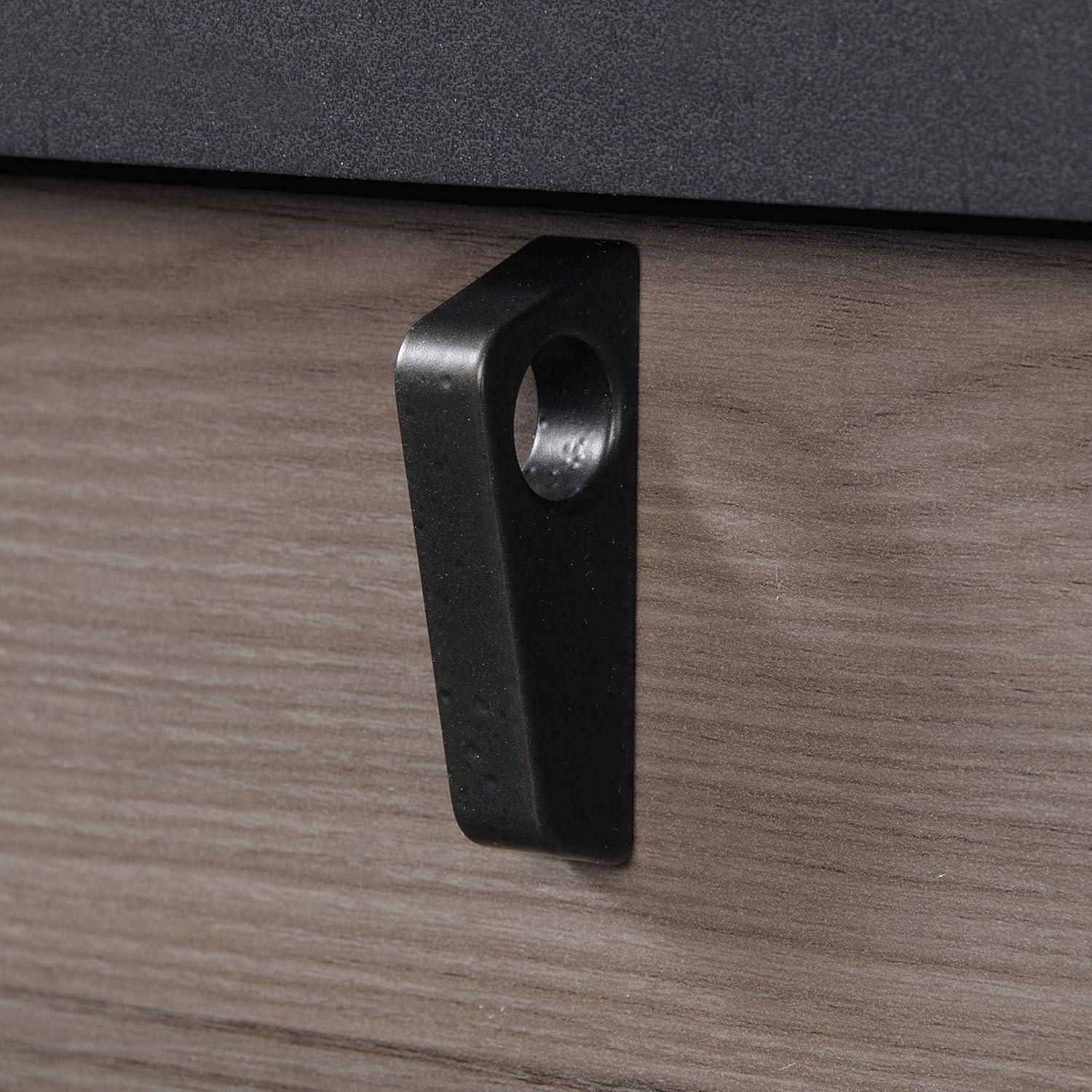 Sauder International Lux Executive Desk, Diamond Ash Finish