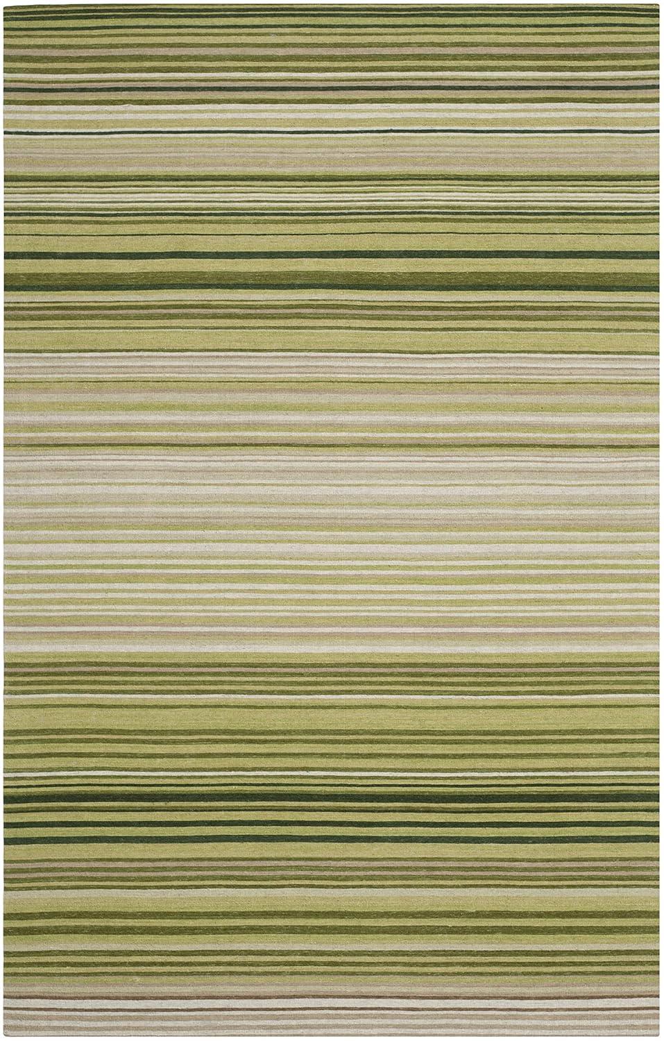 Marbella MRB273 Hand Loomed Area Rug - Green - 5'x8' - Safavieh.