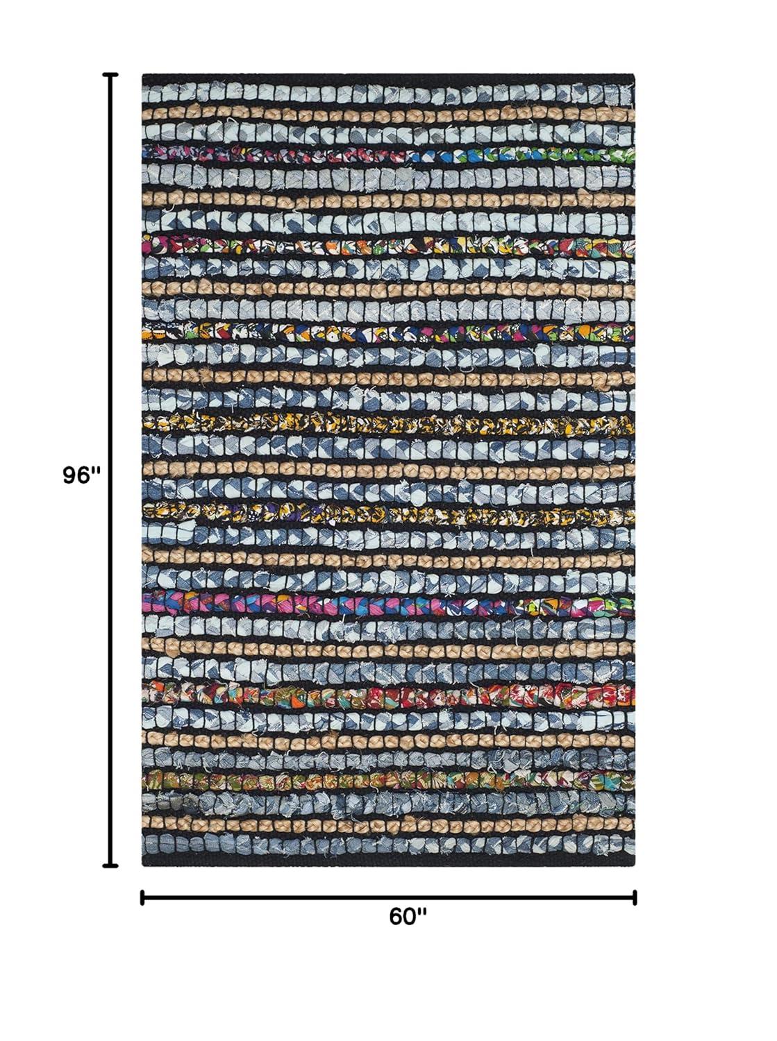 Cape Cod CAP364 Hand Woven Area Rug - Multi/Natural - 5'x8' - Safavieh.