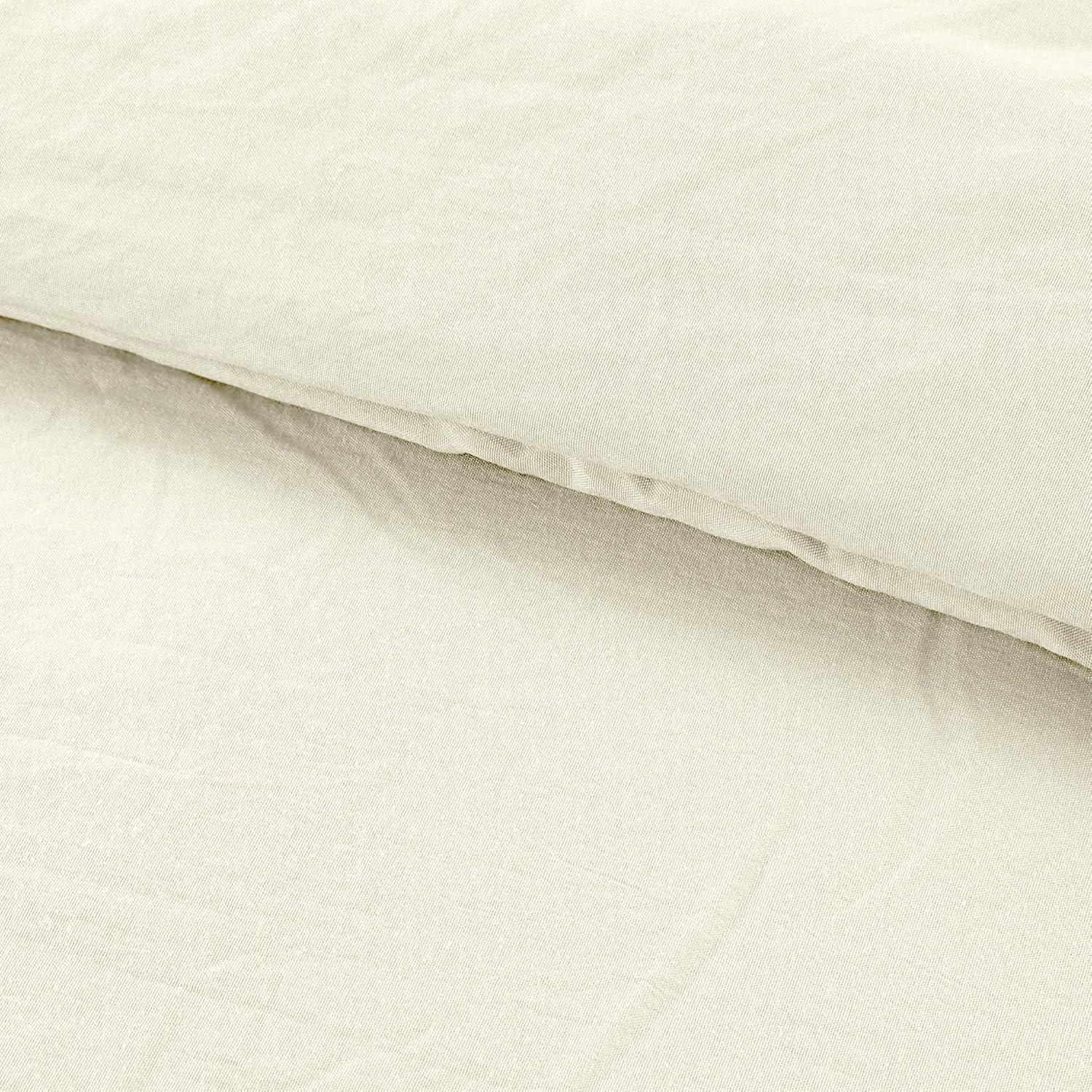 Modern Threads 4-Piece Garment-Washed Comforter Set Beck Coconut King