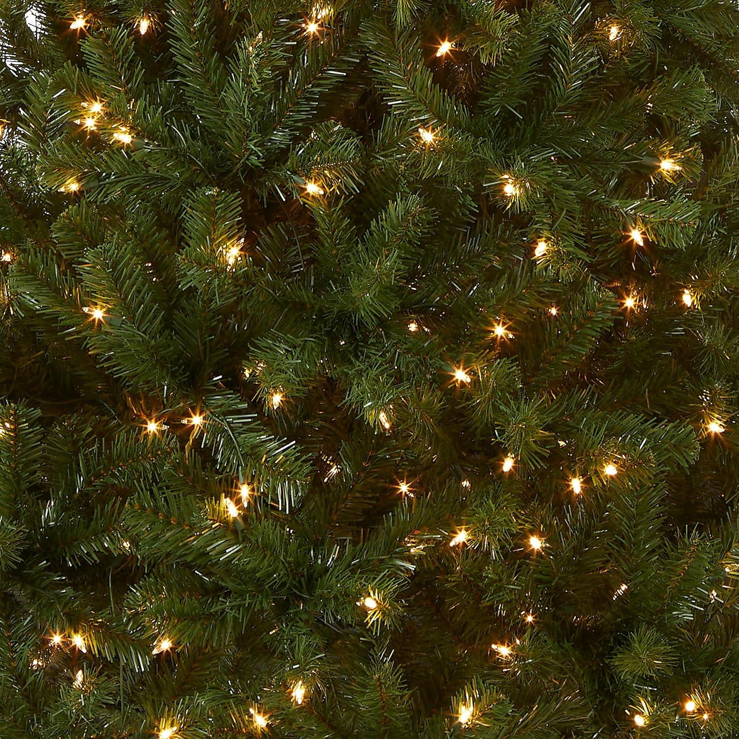 Prelit North Valley Spruce Artificial Christmas Tree Clear Lights - National Tree Company