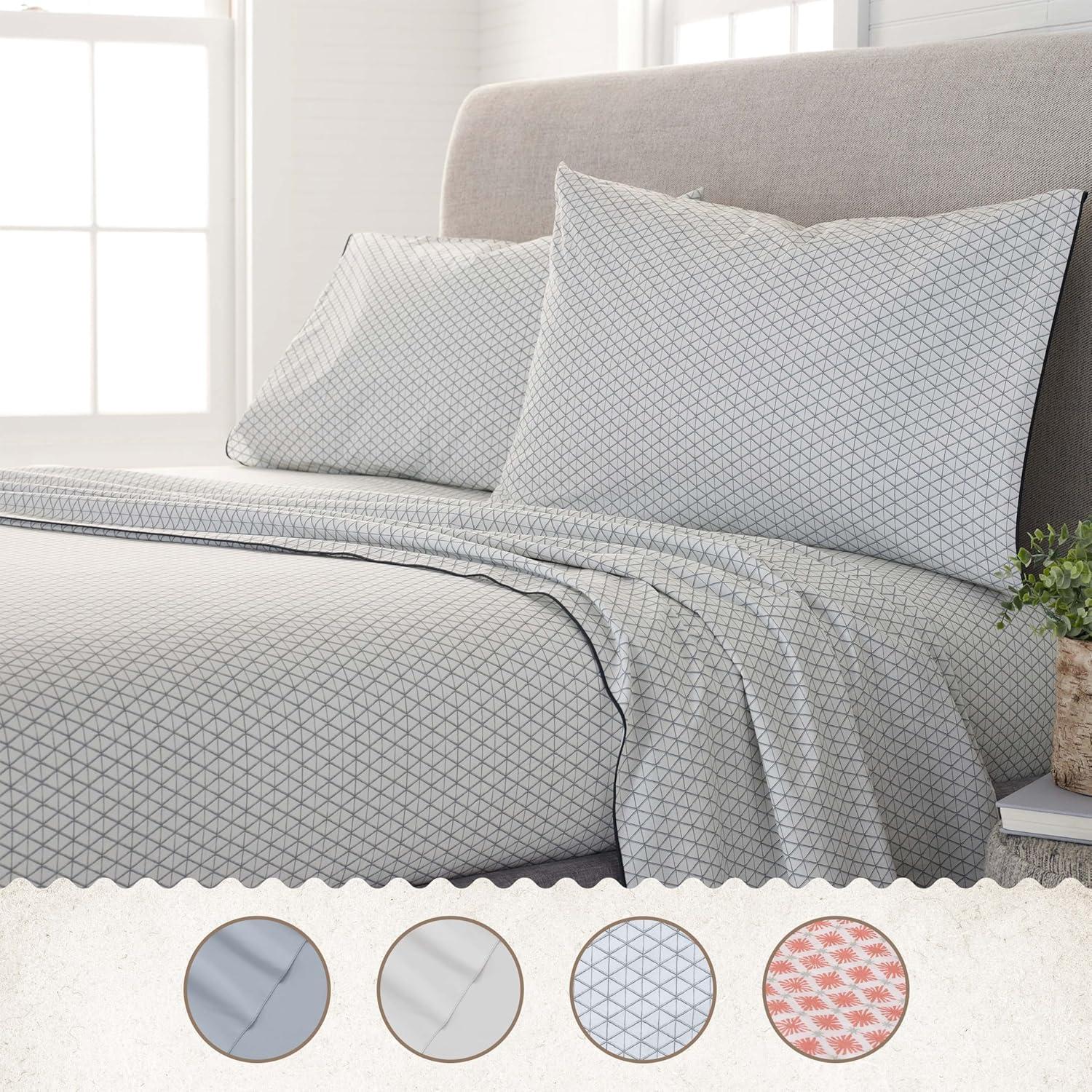 Comfort Wash Printed Pattern Sheet Set - EcoPure