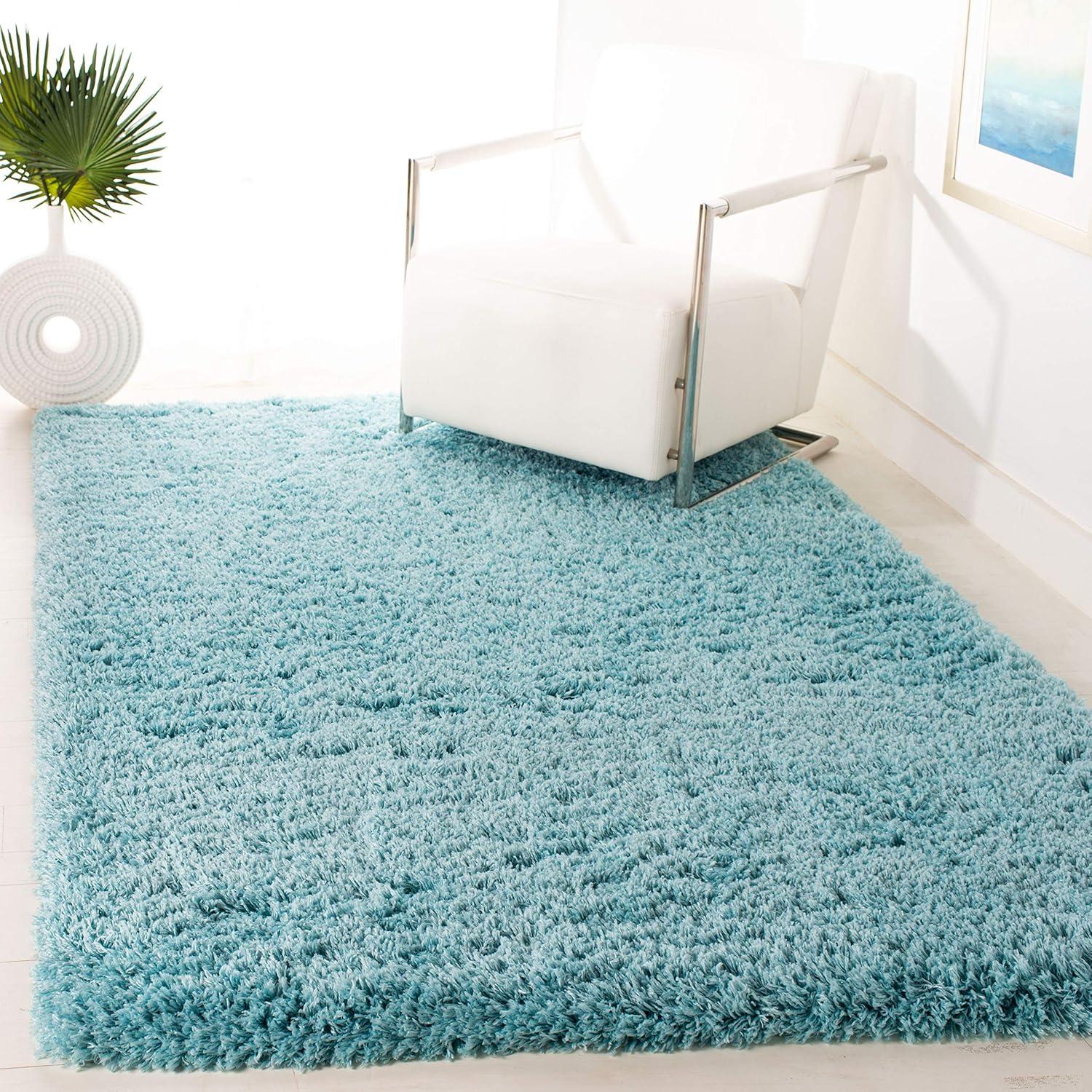 Polar Shag PSG800 Power Loomed Area Rug  - Safavieh