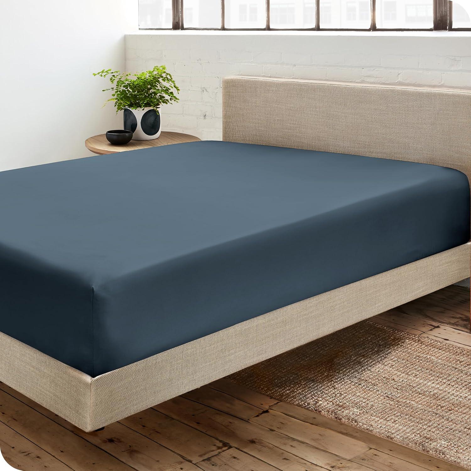 Bare Home Organic Sateen Fitted Sheet