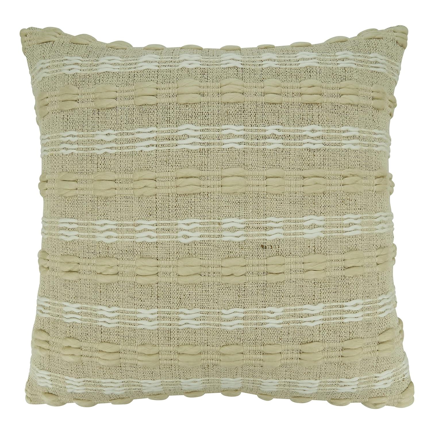 Saro Corinna Collection Polyester Throw Square Pillow Cover