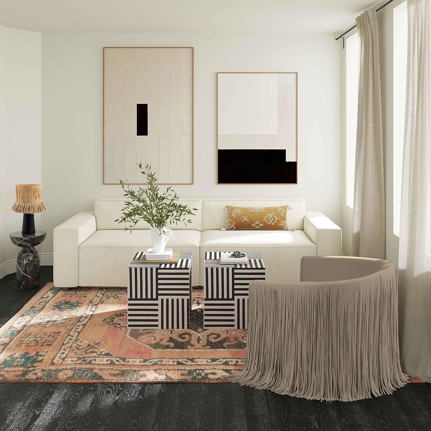 Upholstered Swivel Accent Chair