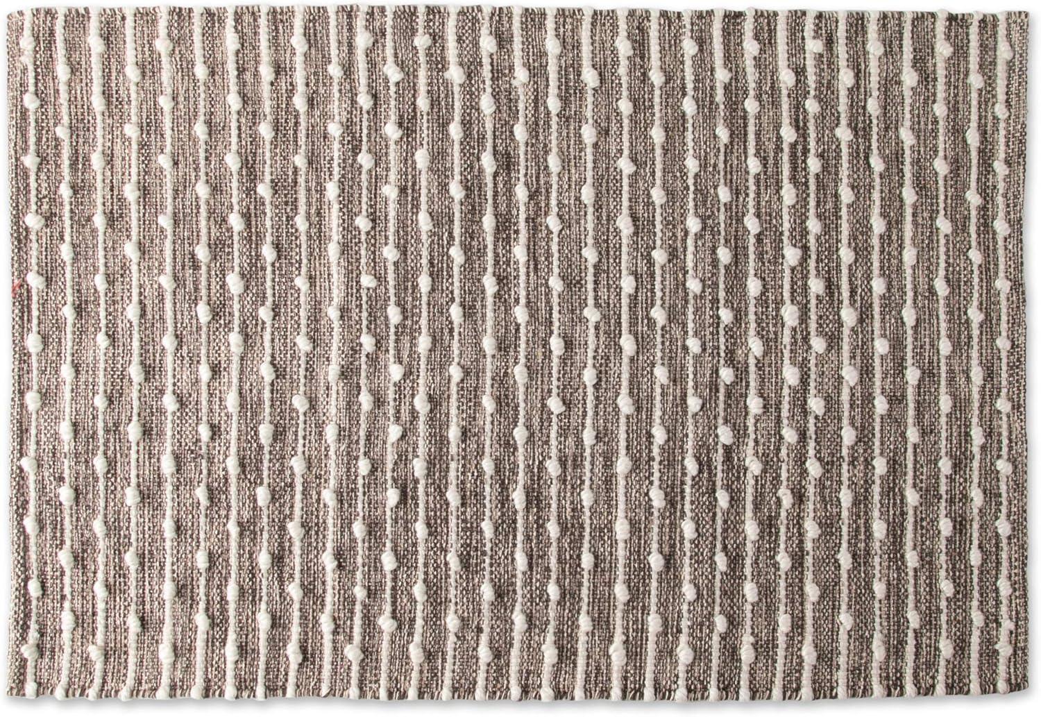 Stone Recycled Cotton Loop Rug