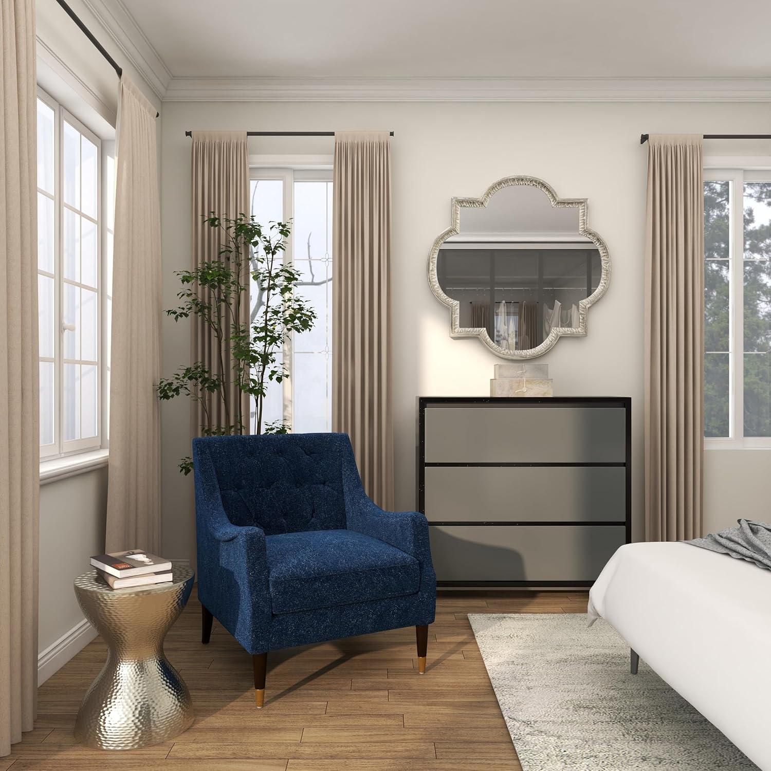 Modern Hourglass Hammered Metal Accent Table Silver - Olivia & May: Industrial Style, Iron Frame, No Assembly Required