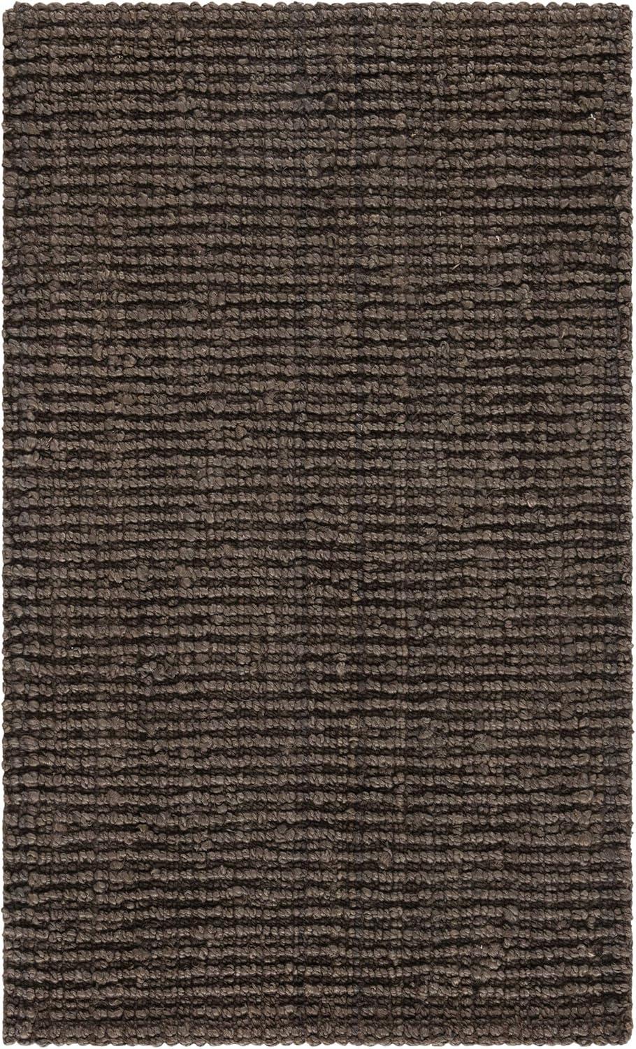 Handmade Brown Jute 2' x 3' Area Rug