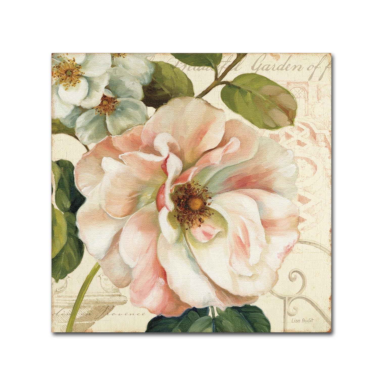 Trademark Fine Art "Les Jardin II" Canvas Art by Lisa Audit