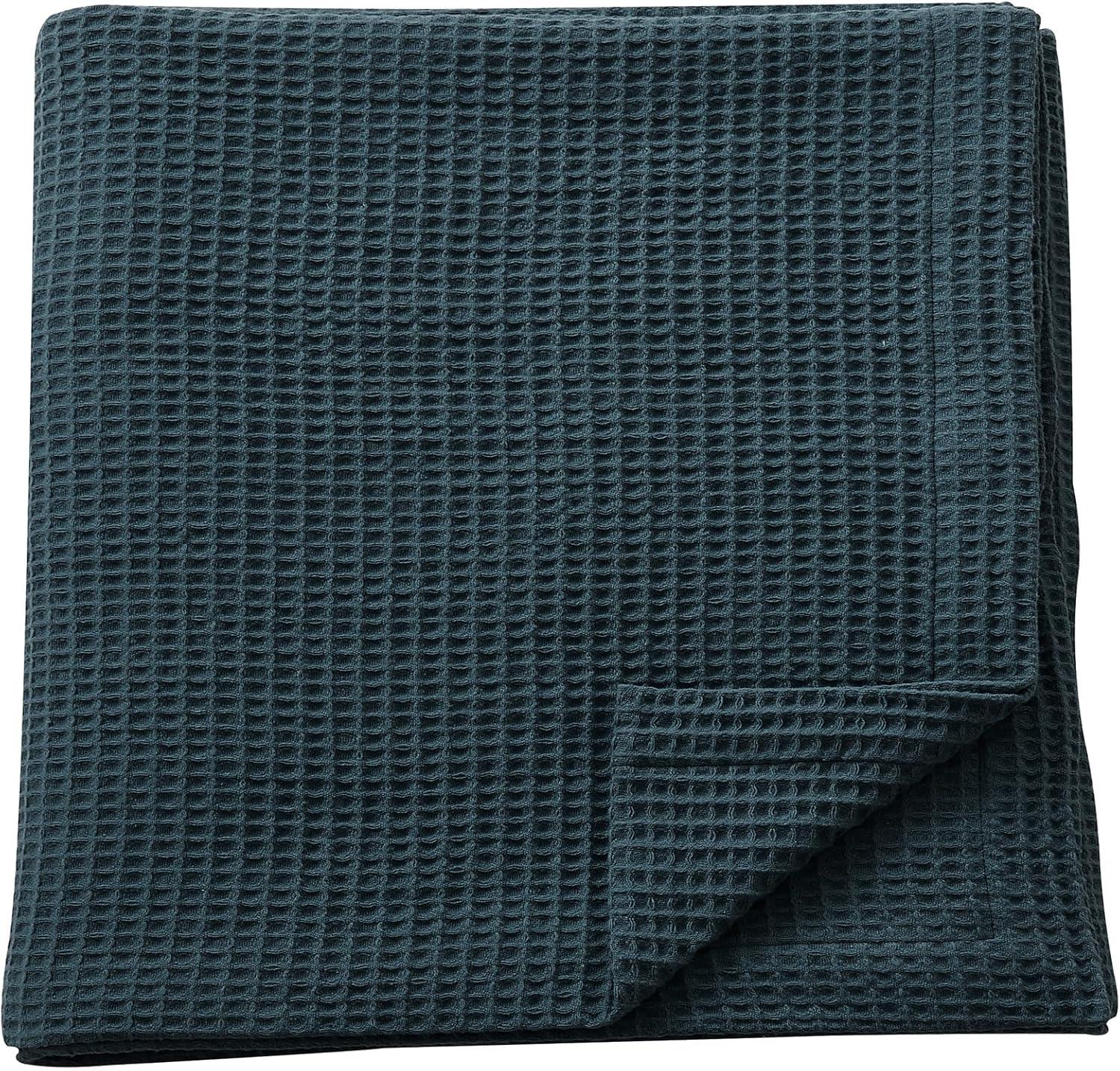 Vintage Comfort 100% Cotton Waffle Weave Thermal Bed Blanket, Twin
