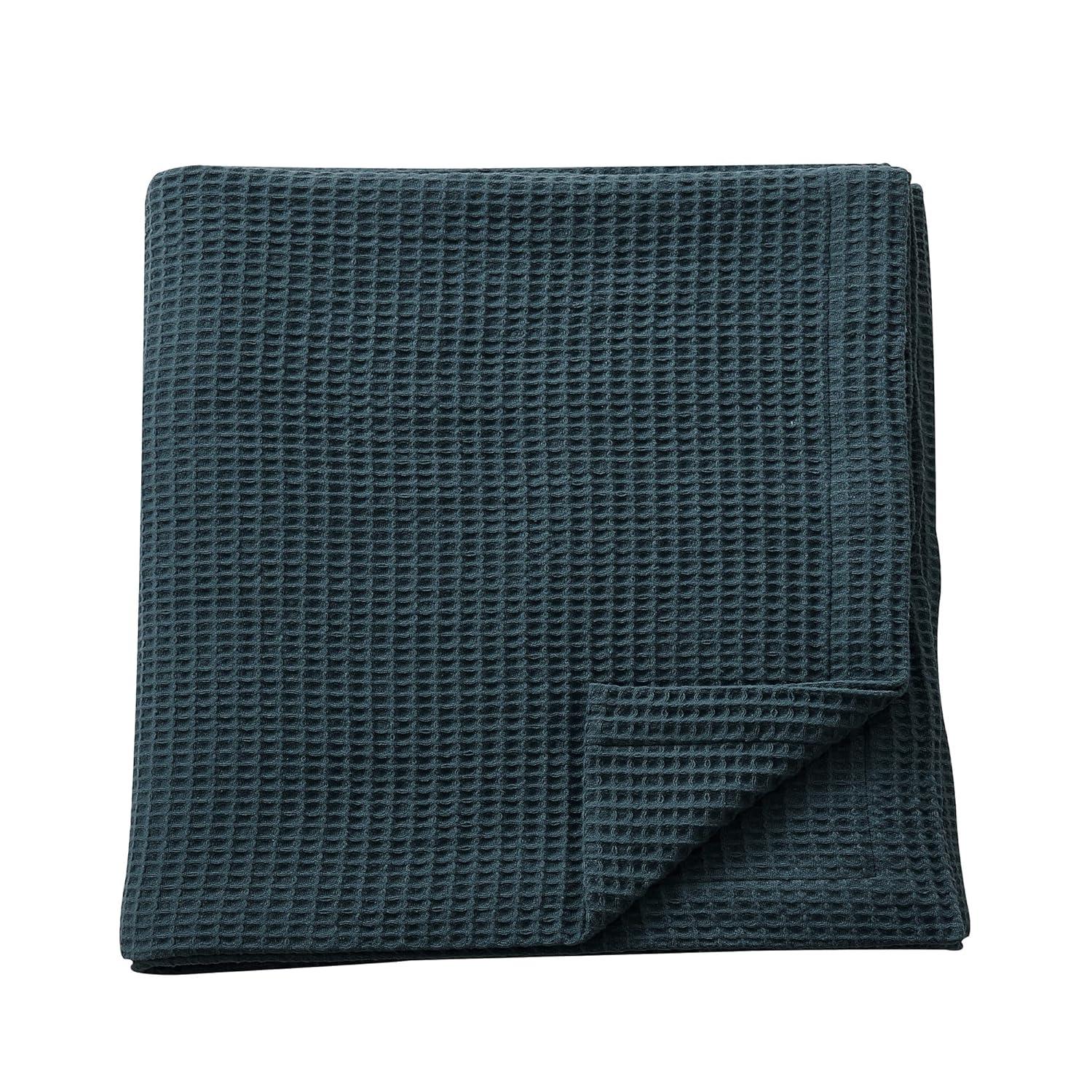 Vintage Comfort 100% Cotton Waffle Weave Thermal Bed Blanket, Twin