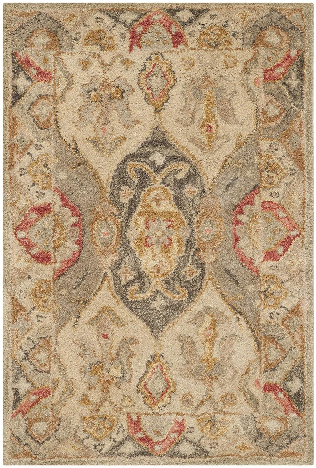 Anatolia AN530 Hand Tufted Runner Rug  - Beige/Multi - 2'3"x12' - Safavieh.
