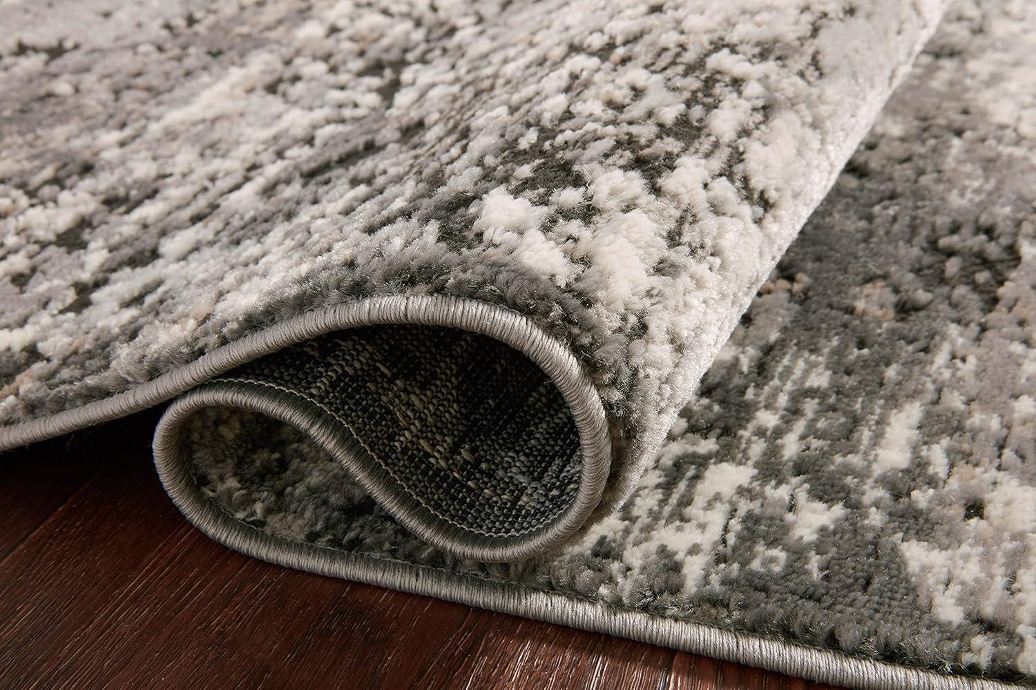 Loloi II Estelle Collection EST-02 Charcoal / Grey Oriental Area Rug 7'-10" x 10'-2"