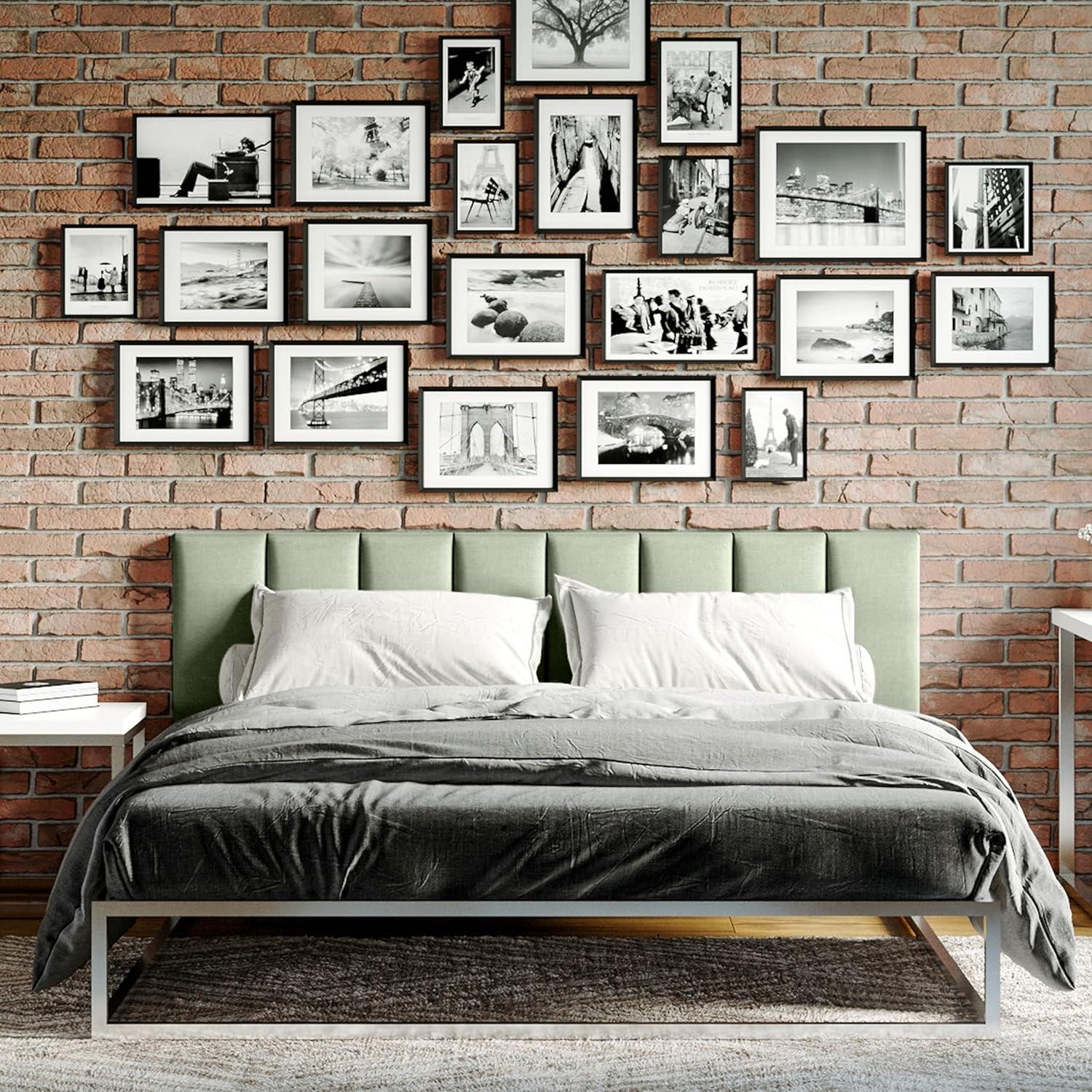 Panelist Modern Padded Headboard - Set of Wall Mounted Panels