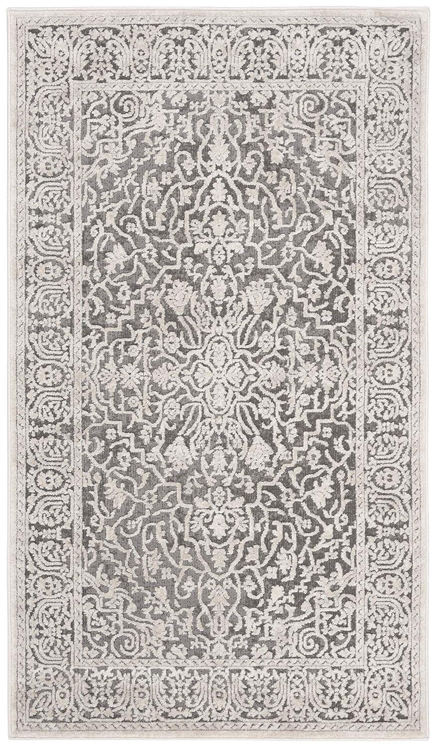 Reflection RFT670 Power Loomed Indoor Accent Rug - Dark Grey/Cream - 3'x5' - Safavieh.