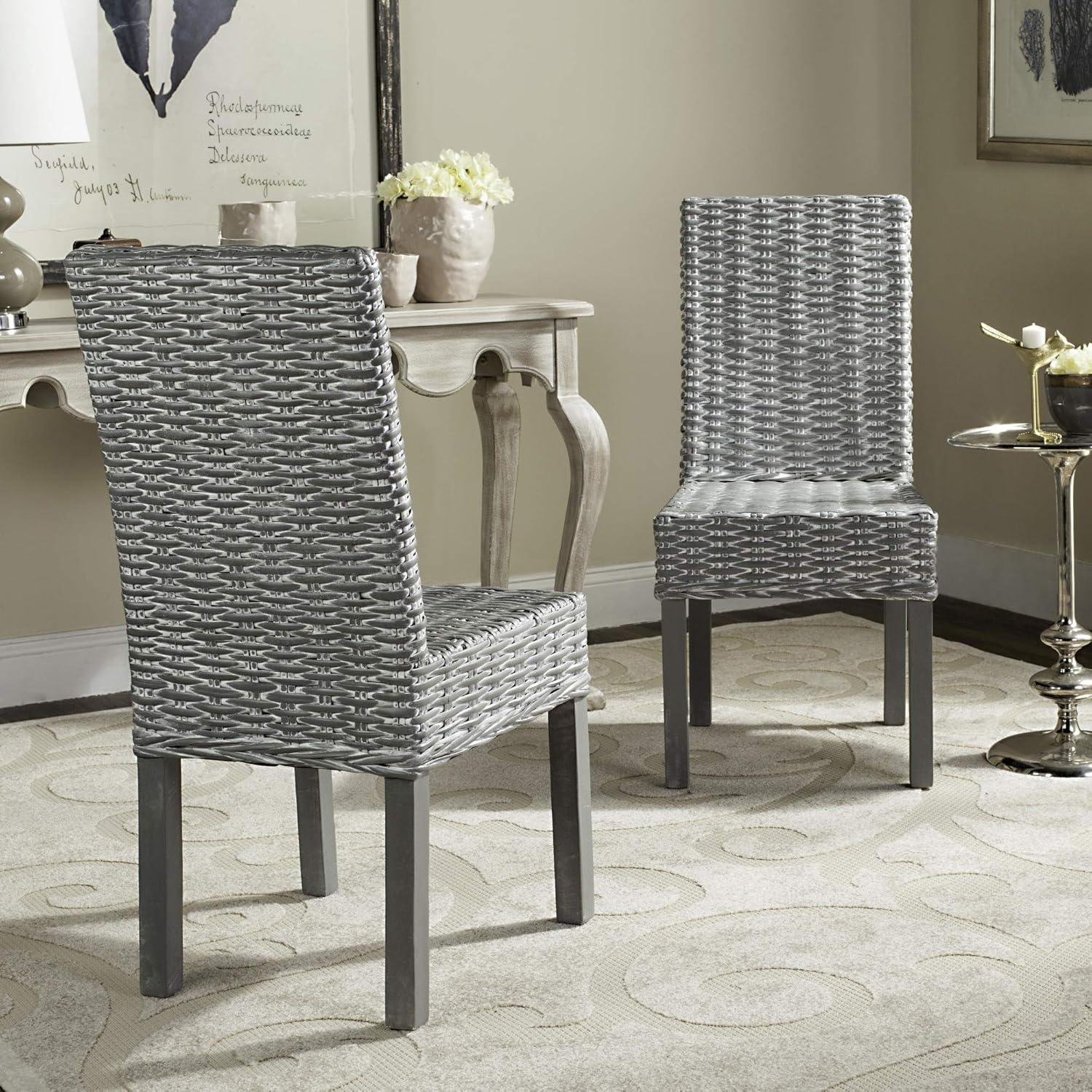 SAFAVIEH Wheatley Side Chair Set of 2 Grey