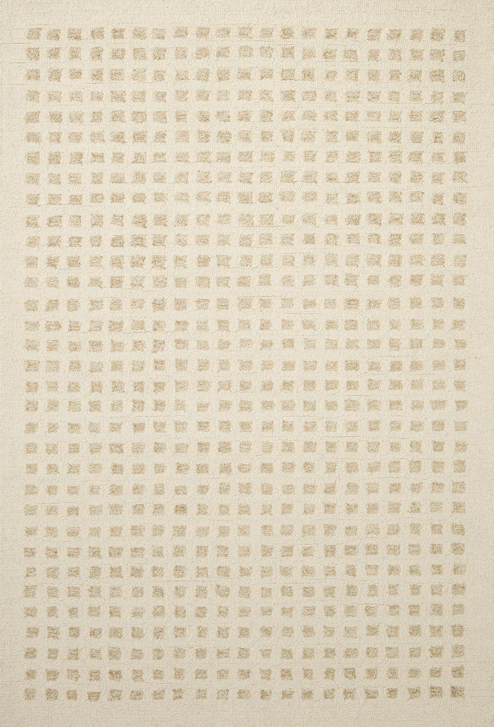 Chris Loves Julia x Loloi Polly Handmade Ivory/Natural Rug
