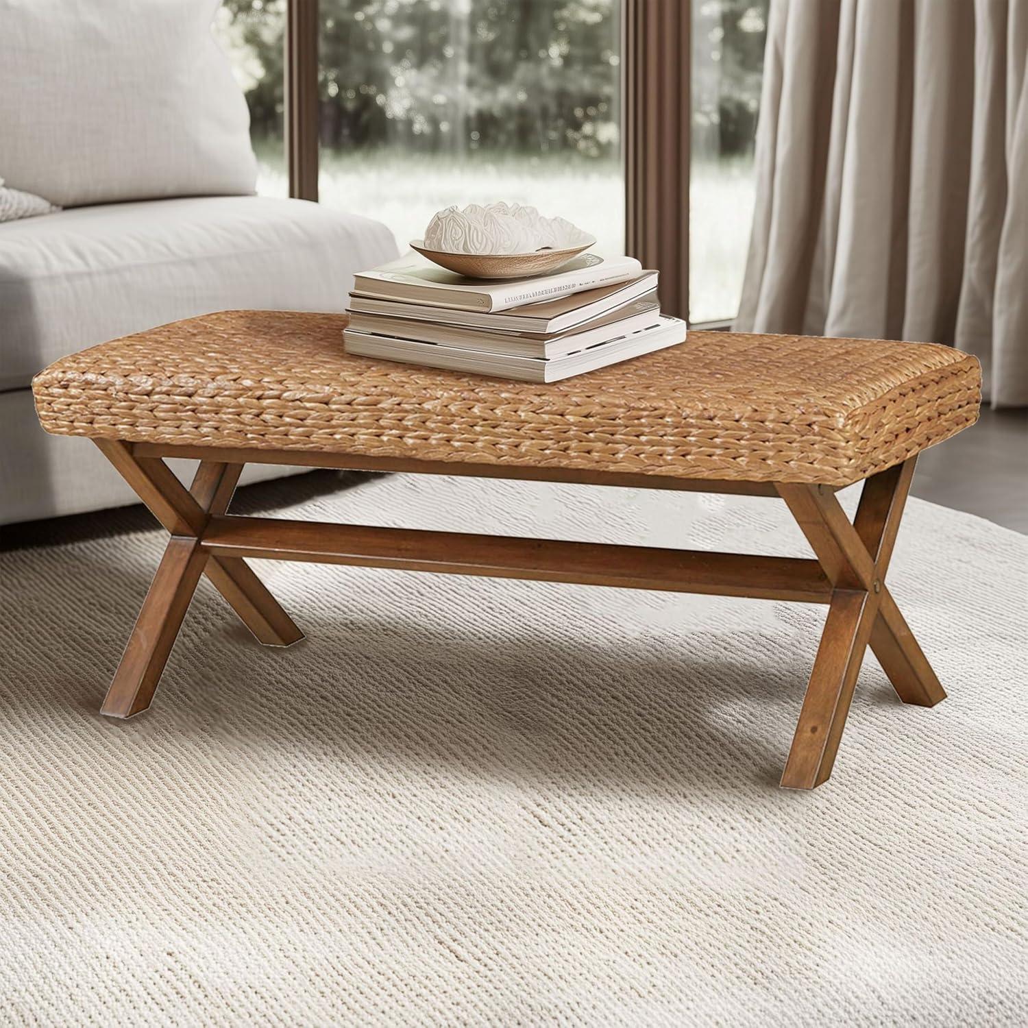 Mercury Row® Nakia Button Tufted Accent Bench