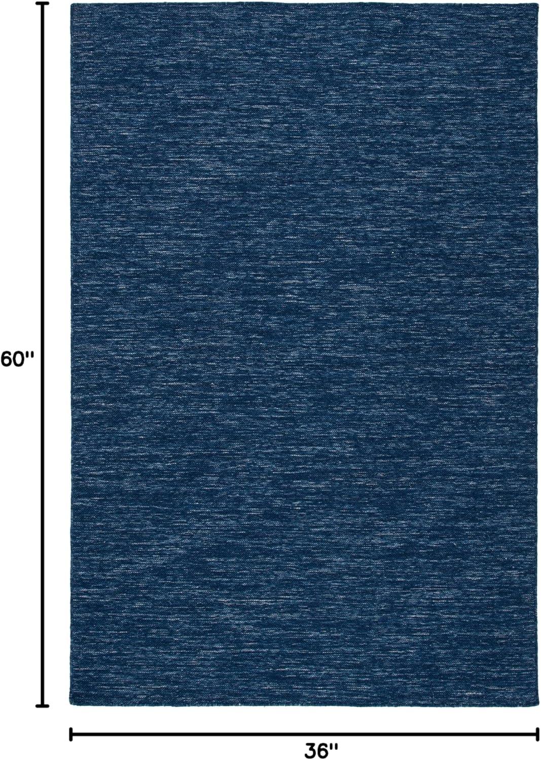 Kilim KLM125 Hand Woven Accent Rug - Navy/Blue - 3'x5' - Safavieh