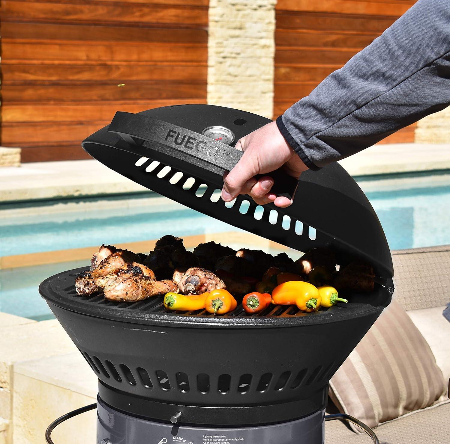 Fuego Living 2 - Burner Countertop Liquid Propane Gas Grill