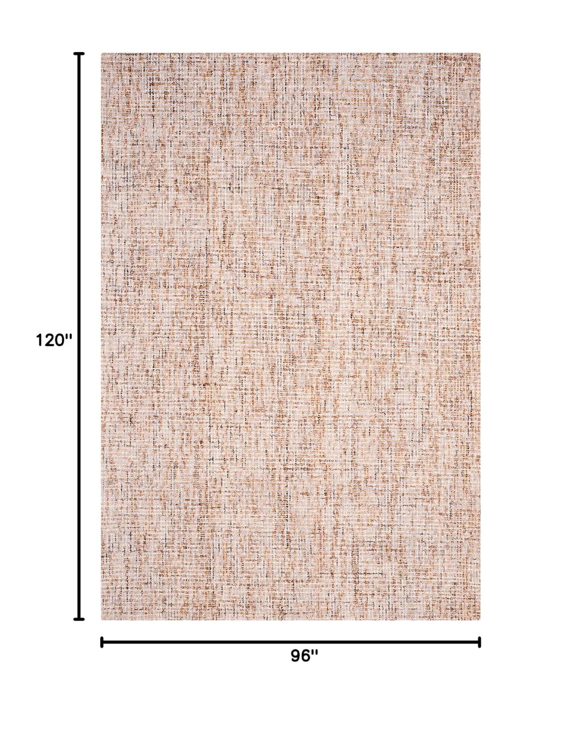 SAFAVIEH Abstract Delia Geometric Wool Area Rug, Green/Ivory, 8' x 10'