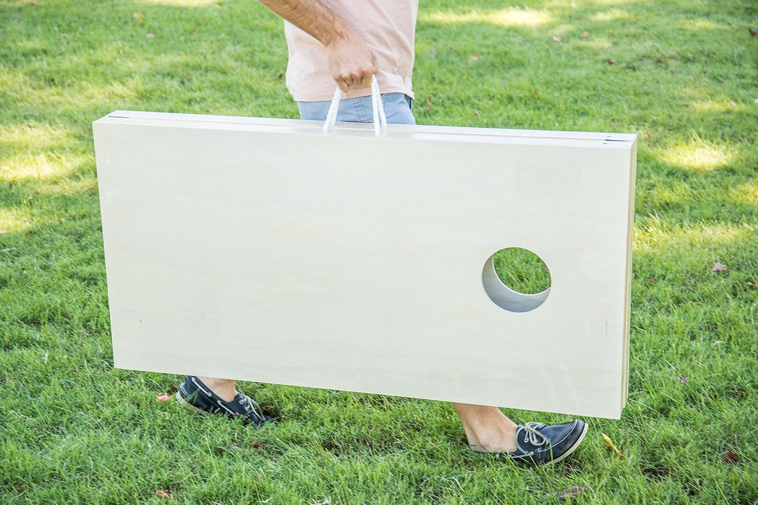 Birch Veneer 2x4 Cornhole Set with Bean Bags