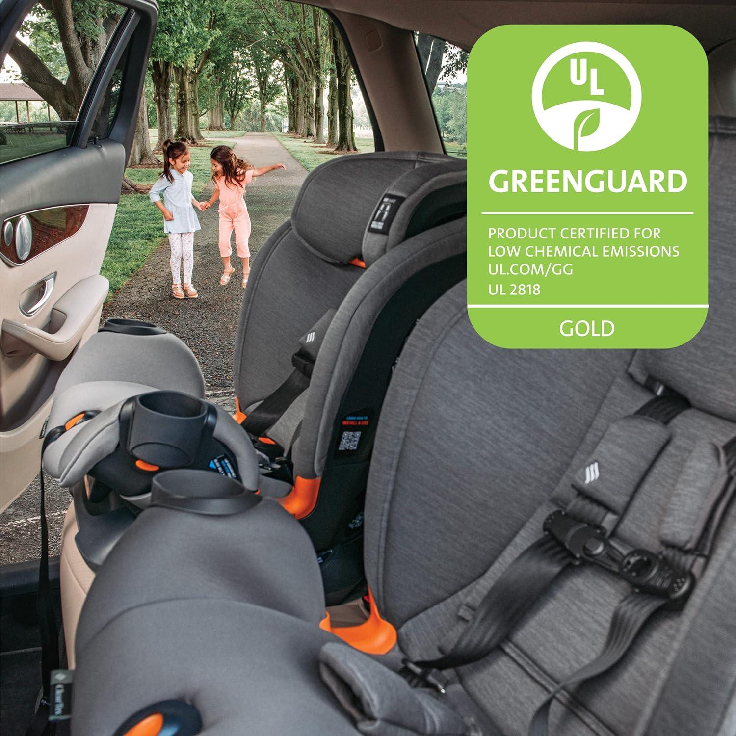 Chicco OneFit ClearTex All-in-One Convertible Car Seat - Slate