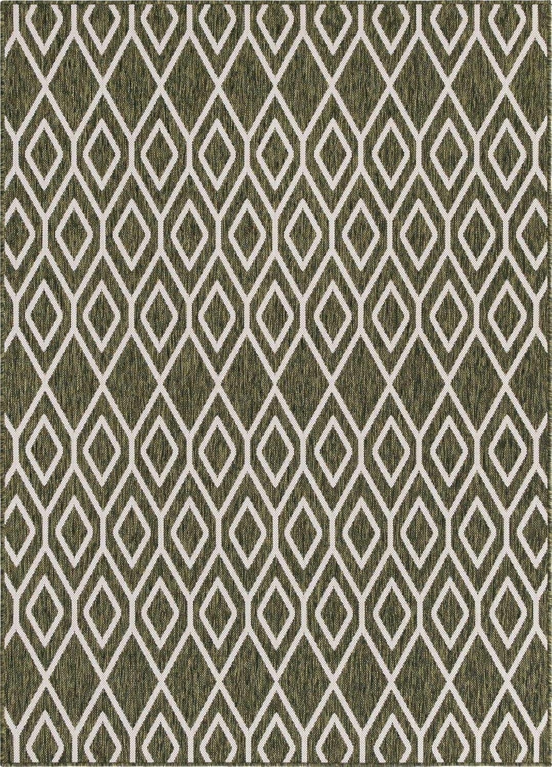 Jill Zarin Outdoor Turks and Caicos Trellis Woven Area Rug