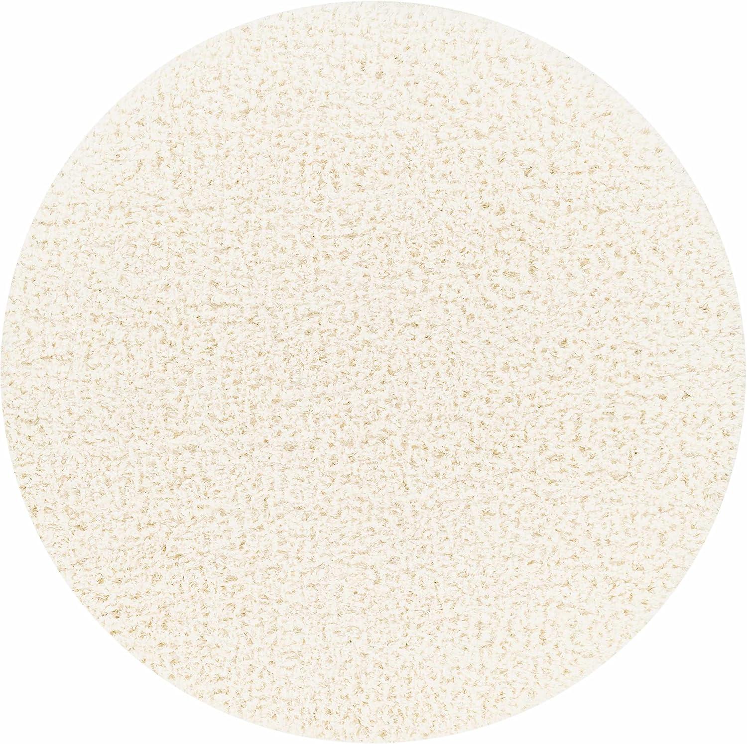 Hauteloom Rectangle Area Rug  Cream
