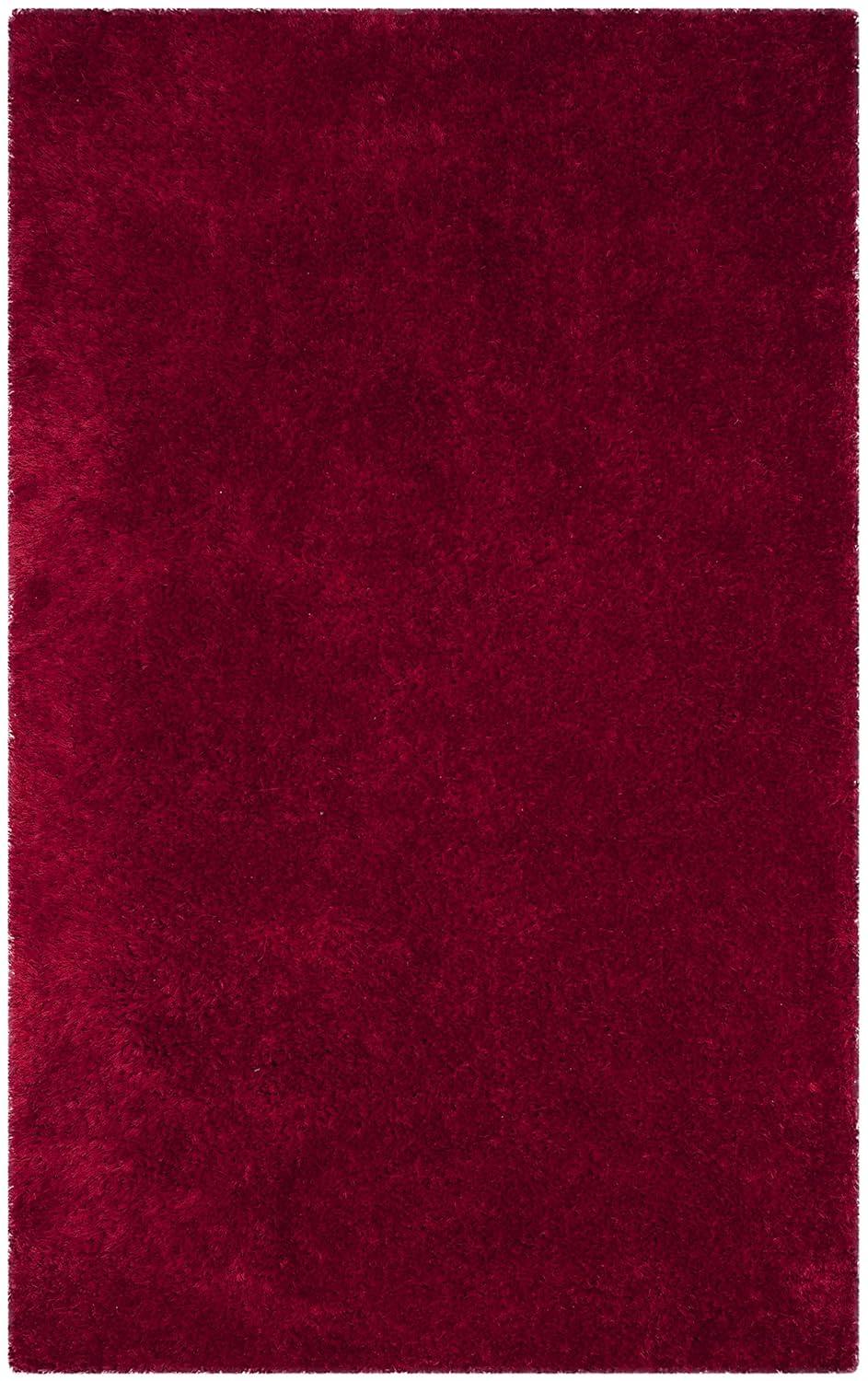 Luxe Shag SGX160 Hand Tufted Indoor Area Rug - Red - 6'x9' - Safavieh