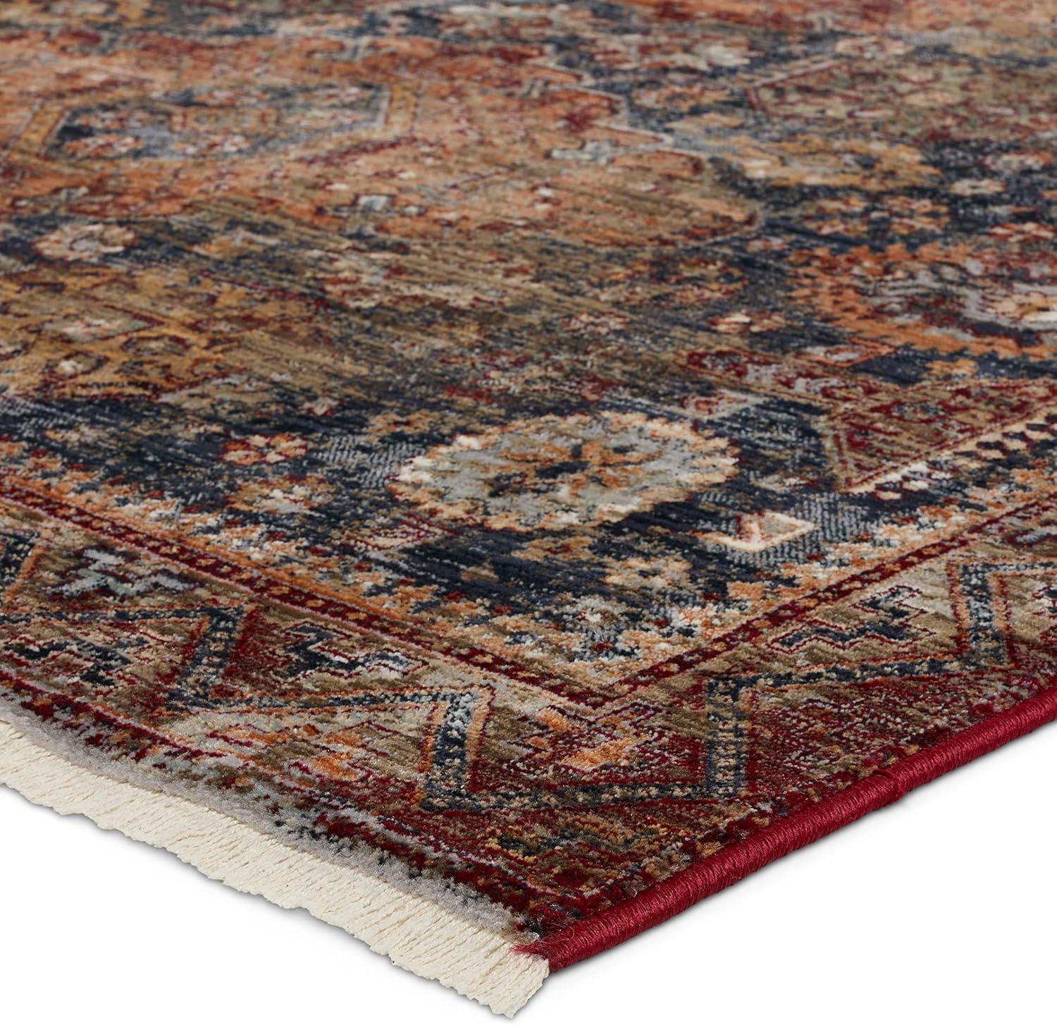 Zefira Gray Synthetic 8' x 10' Rectangular Rug