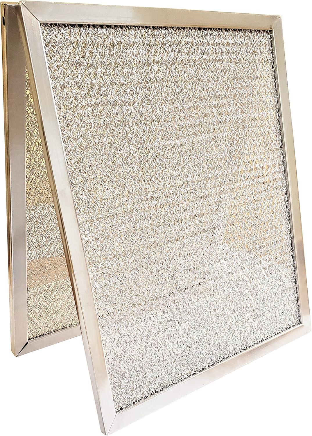 Kitchen Basics 101 Aluminum Hood Vent Filter 97006931 Replacement for Broan Nutone BP29 Exhuast Fan 1172137 5-3078 88150 99010121 (10.5 x 8.75 inch)