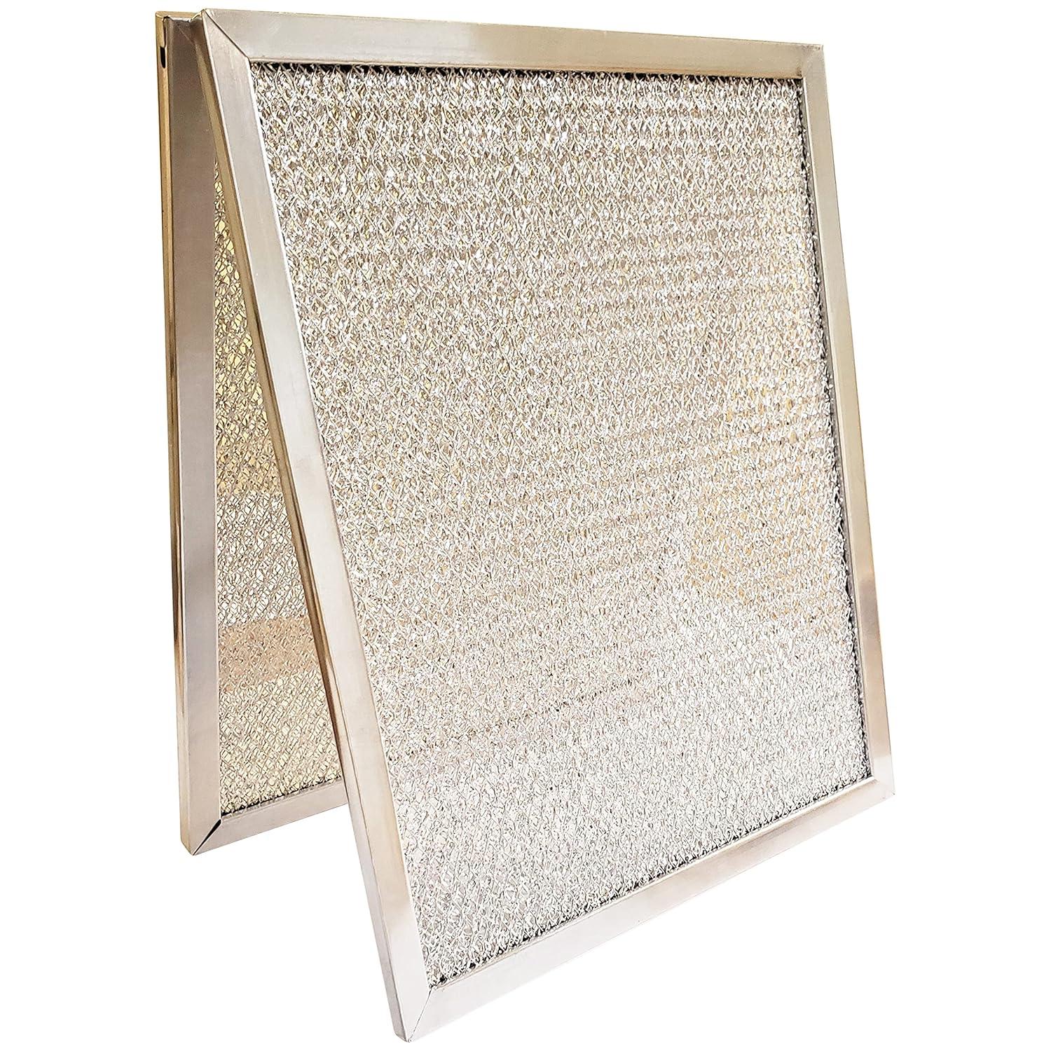Kitchen Basics 101 Aluminum Hood Vent Filter 97006931 Replacement for Broan Nutone BP29 Exhuast Fan 1172137 5-3078 88150 99010121 (10.5 x 8.75 inch)