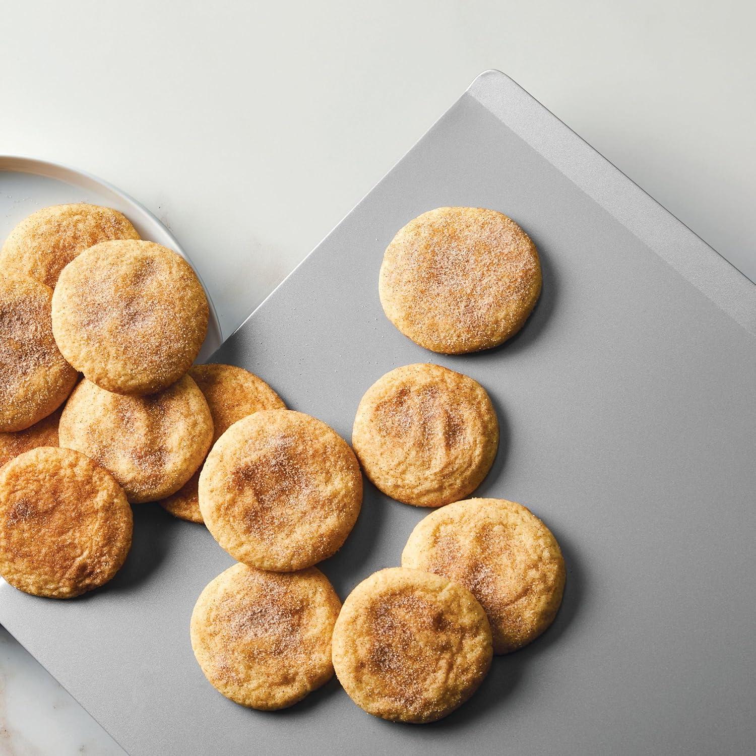 Farberware Insulated Nonstick 15.5"x20" Jumbo Cookie Sheet: Aluminized Steel, Stay-Cool Handle, Even-Heating, Hand Wash