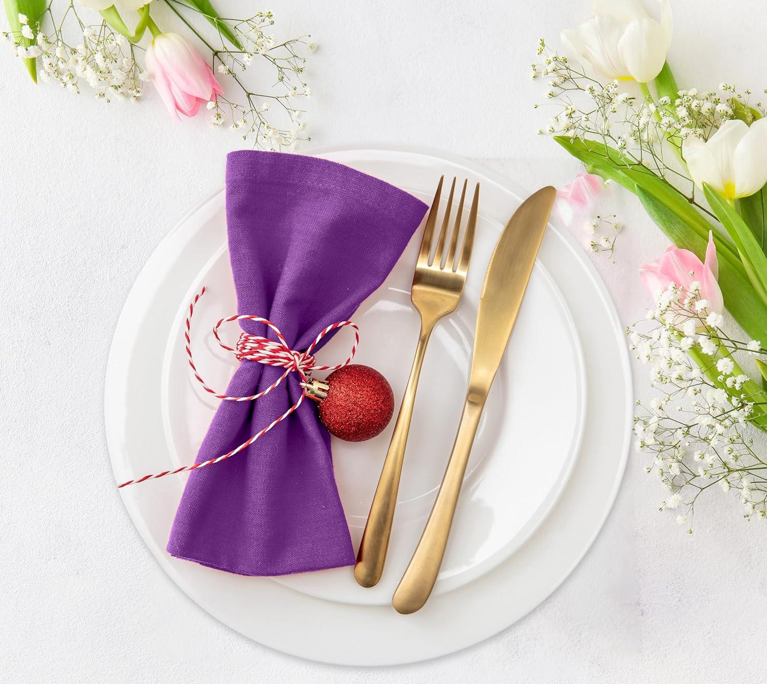 Ruvanti Poly Cotton Enrich Twill Cloth Napkins & Reviews | Wayfair