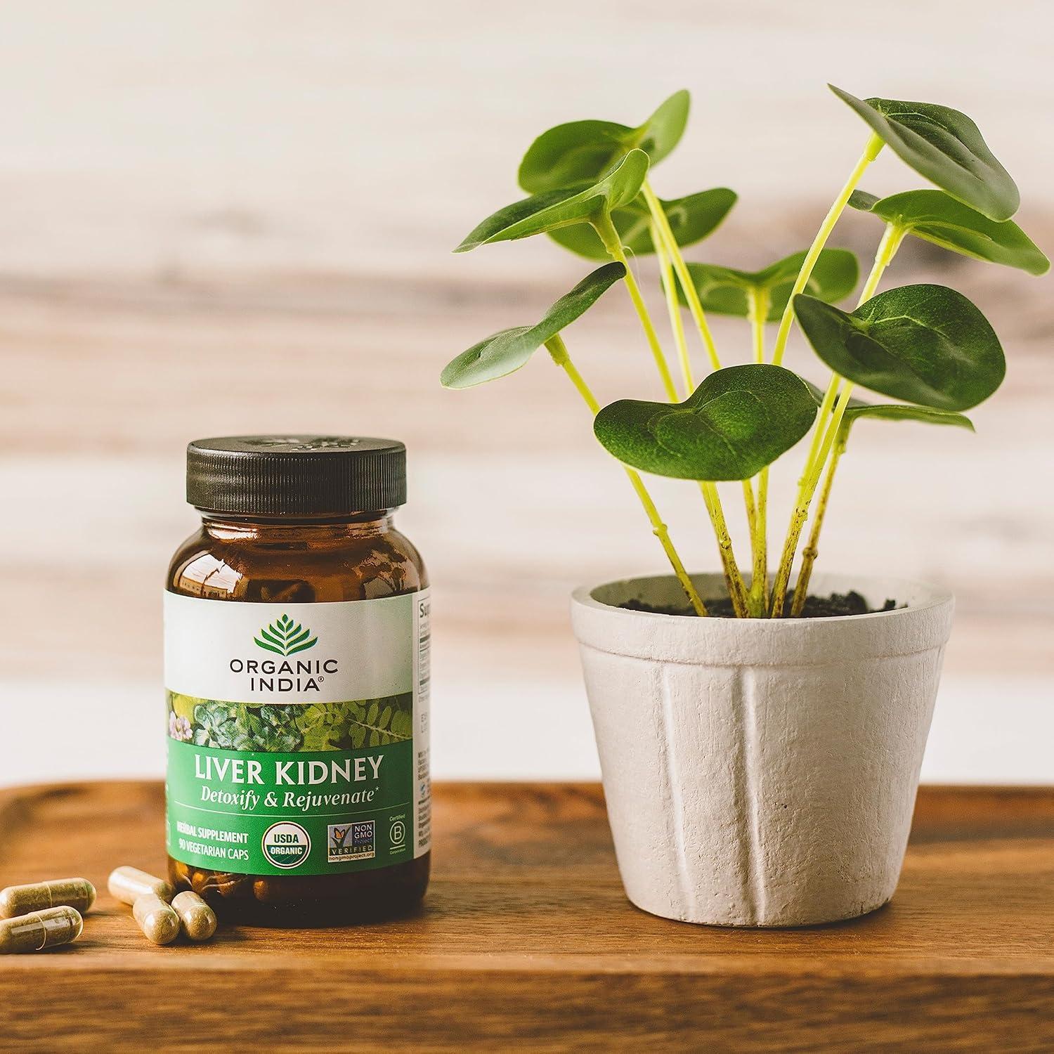 Organic India Liver Kidney, 90 Veg Caps